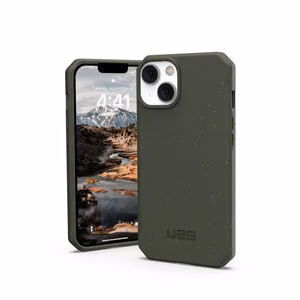 Чехол UAG Urban Armor Gear BIODEGRADABLE OUTBACK для iPhone 14 Plus зелёный