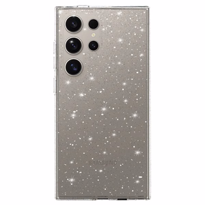 Crystal Glitter Ümbris jaoks Samsung Galaxy S25 Ultra Hõbedane