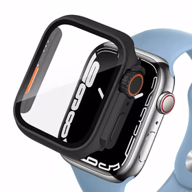 Tech-Protect Defense360 Ümbris jaoks Apple Watch 7 / 8 / 9 (45mm) - must/oranž