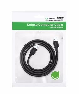 Ugreen kaabel USB 2.0 (pistik) - USB 2.0 (pistik) 1 m must (US128 10309)