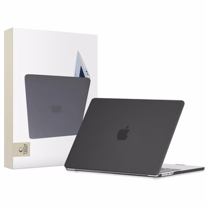 Tech-Protect SmartShell ümbris jaoks MacBook Air 13" M2 / M3 / 2022-2024 - matte must