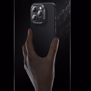 Benks Magnetic Hybrid Armor Pro Kevlar Ümbris Metal Frame 600D jaoks Iphone 15 Plus must