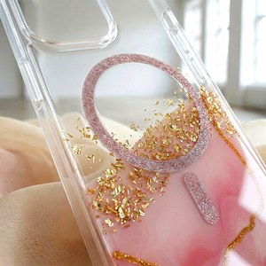 Epoxy Mag case for iPhone 11 pink