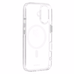 Liavec Glossy Magsafe Clear Ümbris do Iphone 16 valge