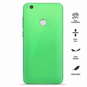 PURO 0.3 Nude ümbris seadmele Huawei P8 Lite (2017) / Honor 8 Lite, fluorestseeruv roheline