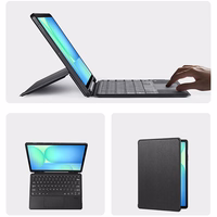 DUX DUCIS case DK foldable with Wireless Keyboard jaoks SAMSUNG Tab S10 FE Plus must