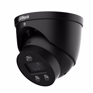 Dahua IPC-HDW3449H-AS-PV-PRO 4 MP WizColor TiOC PRO Network Eyeball Camera, 2.8 mm, Black