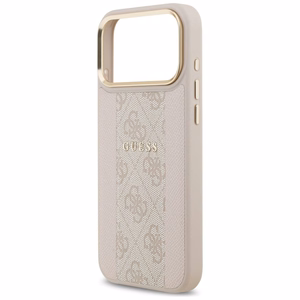 GUESS ümbris jaoks IPHONE 17 Pro Max compatible with MagSafe GUHMP17XPG4SEMCP (PU W/ 4G Stripe) roosa