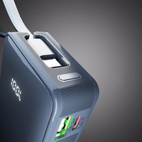 Powerbank SBS 10000 mAh 20W sisseehitatud USB-C kaabli ja digitaalse ekraaniga - tumehall