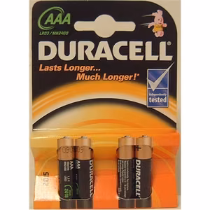 Duracell Basic MN2400 – leelis AAA/LR03 patareid, 4 tk