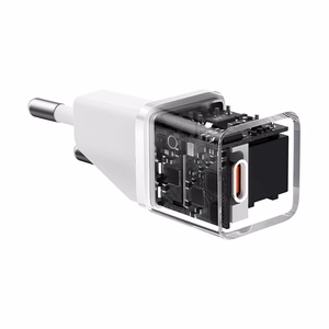 Мини сетевое зарядное устройство Baseus GaN5 20W (белое)