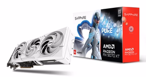 Sapphire PURE Radeon RX 9070 XT videokaart, AMD, 16 GB GDDR6