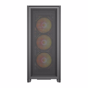 DarkFlash AIRNOVA arvutikorpus (must) + 3 ventilaatorit