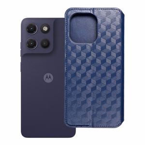 Klappümbris Motorola G17 Cubic Book, sinine