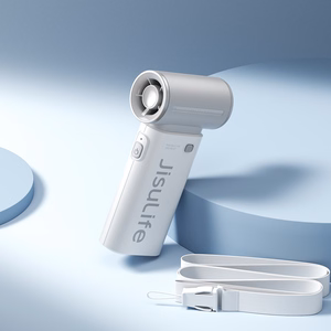 Jisulife Life9 3600 mAh kaasaskantav USB-käsiventilaator-minipuhur, hall