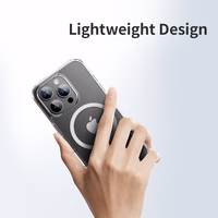 Rock Crystal Series Magnetic Ümbris jaoks Iphone 16 Plus läbipaistev