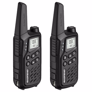 Baofeng BF-T25E raadiosaatjate komplekt, 2 tk, mustad