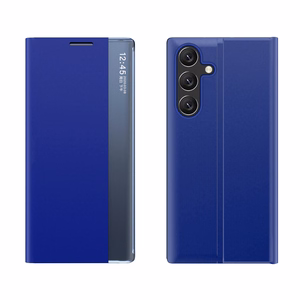 New Sleep Ümbris jaoks Samsung Galaxy S25+ Cover with Flip and Stand - sinine