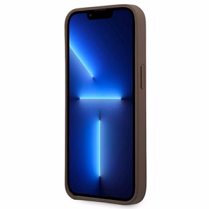 Guess GUHCP14X4GMGBR iPhone 14 Pro Max 6,7" brązowy/pruun hardcase 4G Big Metal Logo