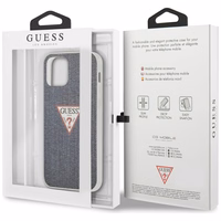 Guess GUHCP12LPCUJULDB iPhone 12 Pro Max 6.7" tumesinine/tumesinine kõvakott Jeans Collection