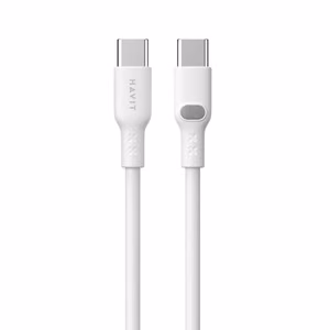 Havit CB6280 - USB Type C USB Type C kaabel, 1 m (valge)