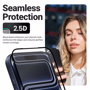 Crong EasyShield 2-Pack karastatud ekraanikaitseklaasid seadmele iPhone 17e / 16e / 14 / 13 / 13 Pro, 2 tk