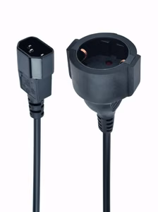 Gembird PC-SFC14M-01 toiteadapter IEC320 C14 -> SCHUKO (F) 15 cm kaablil