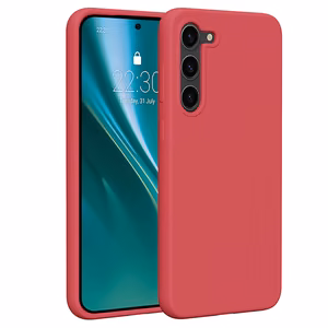 Etteri Silicone ümbris jaoks Samsung Galaxy S23 Plus raspberry