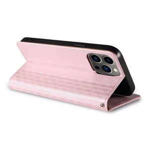 Magnet Strap Case для Samsung Galaxy S23+ флип-кошелёк мини-ремешок подставка розовый
