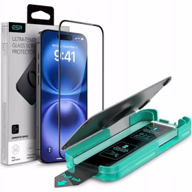 ESR Armorite Karastatud klaas with Applicator jaoks iPhone 16 Pro