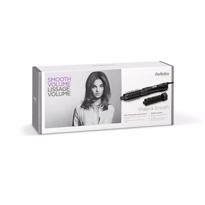 BaByliss Shape & Smooth AS82E – soojendusega juuksesirgendushari, 800 W, must
