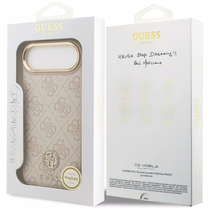 Guess 4G Strass Logo MagSafe Ümbris jaoks iPhone Air - Roosa