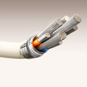 Joyroom S-A53 60W USB-C Kaabel - USB-C with fluorescent tip 2 m - beige