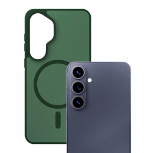 Samsung Galaxy S26+ – 3mk Smoke MagCase roheline telefoniümbris
