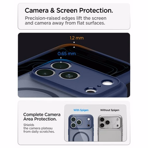 Spigen Ultra Hybrid MagSafe ümbris iPhone 18 Pro Max / 17 Pro Max jaoks, tumesinine