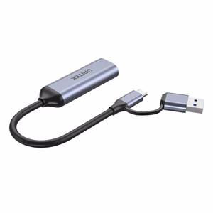 Unitek video haaraja USB-C/A, 4K HDMI 1.4b