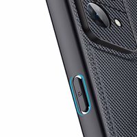 Dux Ducis Fino nailonist kattega ümbris Oppo Reno7 Pro 5G must