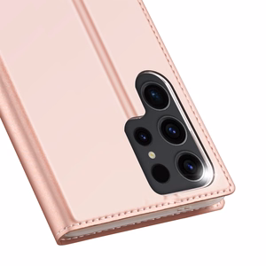 Dux Ducis Skin Pro ümbris jaoks Samsung S24 Ultra with flap - roosa