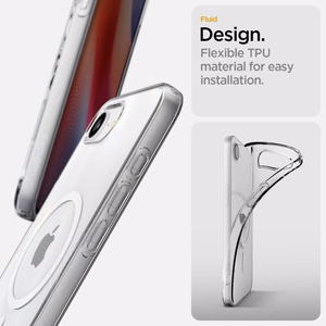 Spigen Liquid Crystal Mag MagSafe iPhone 16e Ümbris - Clear