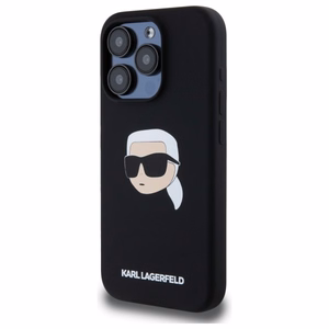 Karl Lagerfeld KLHMP15LSKHPPLK iPhone 15 Pro 6.1" must/must hardcase Silicone Karl Head Print MagSafe
