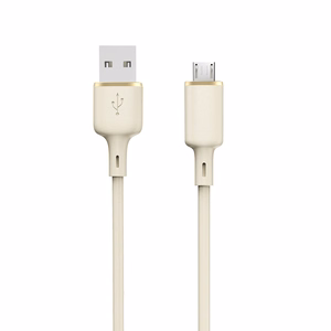 Dudao L7SM кабель USB-A - micro USB 5A 1м - бежевый