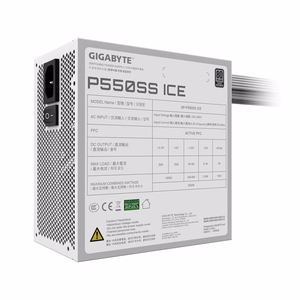 Gigabyte GP-P550SS ICE toiteplokk, 550W, 80 Plus Silver