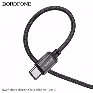 USB Cable Borofone "BX87" Black "Type-C" 100cm