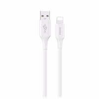 Dudao L2sL USB-A - Lightning 6A kaabel 1.2m - valge