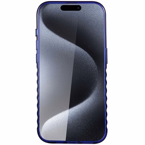 Audi IML Big Logo MagSafe чехол для iPhone 15 Pro Max - синий