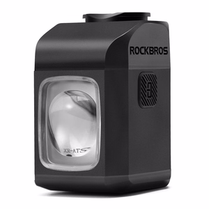 Rockbros M8 1600lm front bike light with remote control 10m rechargeable 4000 mAh - black