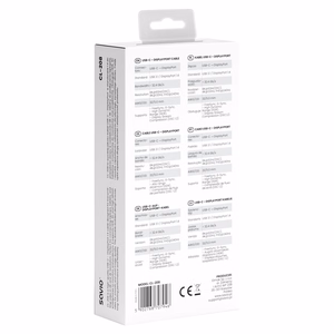 Savio CL-208 USB kaabel USB 3.2 Gen 1 (3.1 Gen 1) 2 m USB C must, hall