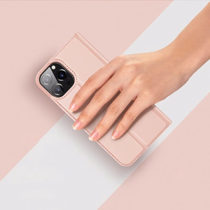 Dux Ducis Skin Pro raamaturiiuli tüüpi ümbris iPhone 13 Pro Maxile sinine