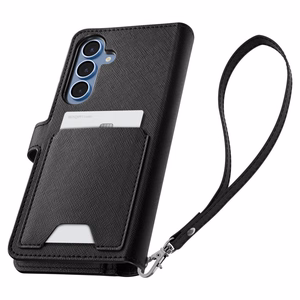 Spigen Wallet "S" Ümbris jaoks Samsung Galaxy S25+ - must
