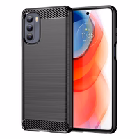 Carbon Case paindlik kate Motorola Moto G Stylus 2022 mustale